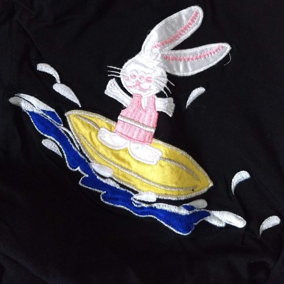 vintage 80s NWOT beach bunny coordinated set - Picture 3 of 11